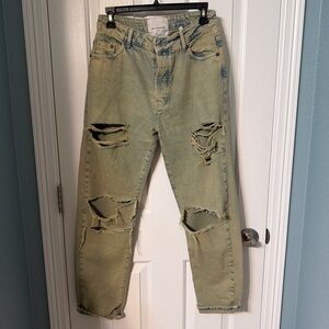 One Teaspoon Bandit Distressed Jeans
